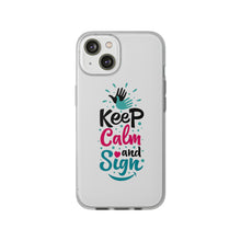 Charger l&#39;image dans la galerie, Coque de téléphone transparente &quot;Keep calm and sign&quot;
