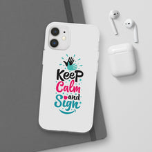 Charger l&#39;image dans la galerie, Coque de téléphone transparente &quot;Keep calm and sign&quot;
