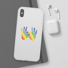 Charger l&#39;image dans la galerie, Coque de téléphone transparente &quot;Solidarité&quot; en langue des signes
