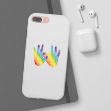 Charger l&#39;image dans la galerie, Coque de téléphone transparente &quot;Solidarité&quot; en langue des signes
