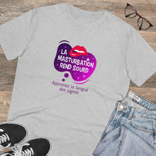 Charger l&#39;image dans la galerie, T-shirt unisexe - &quot;La masturbation rend sourd&quot; 2
