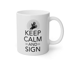 Charger l&#39;image dans la galerie, Mug &quot;Keep calm and sign&quot;
