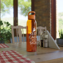 Charger l&#39;image dans la galerie, Bouteille d&#39;eau en tritan &quot;Keep calm and sign&quot; 2
